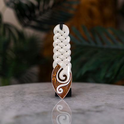 XL Bone Multi Twist Pendant