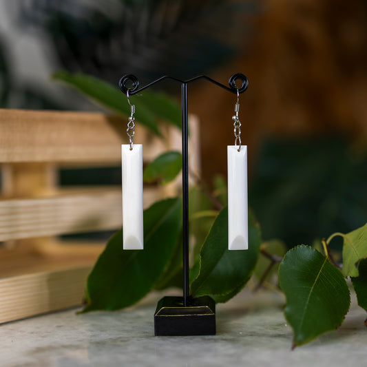 Bone Toki Style Earrings - Small