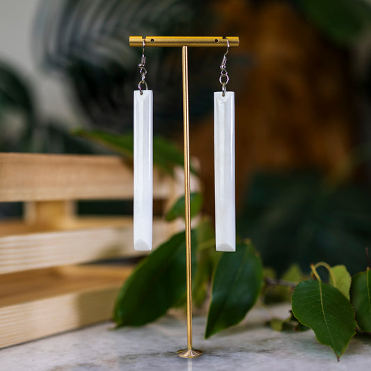 Bone Toki Style Earrings- Large