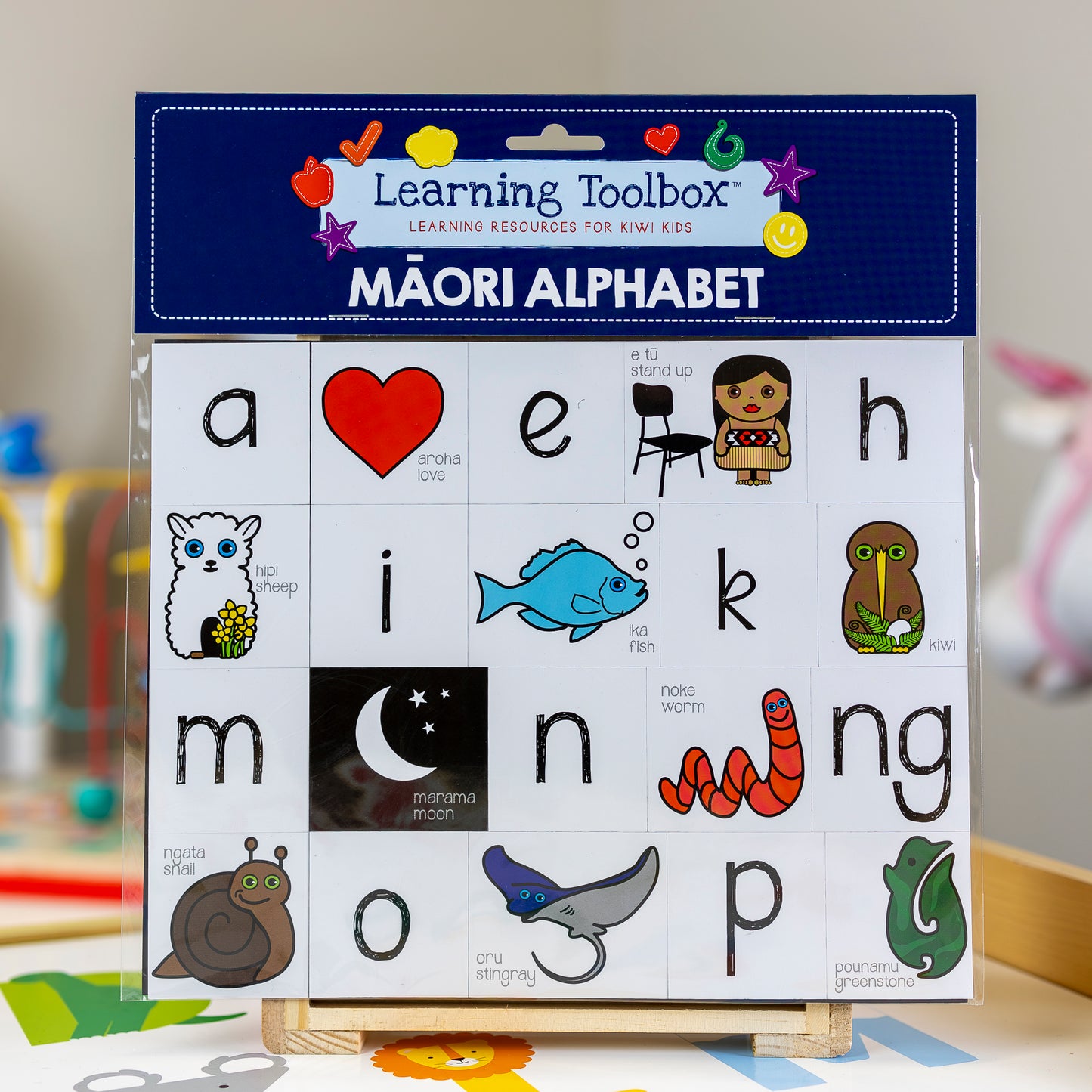 Magnetic NZ Māori Alphabet 40pcs
