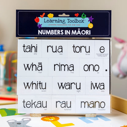 Magnetic NZ Māori Numbers 33pcs