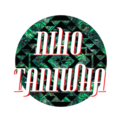 Niho Taniwha Iron-On - Green