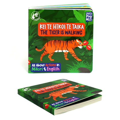 Actions Of Animals: Te Reo Māori Board Book