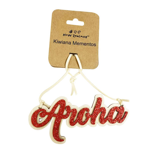 Aroha: Hanging Ornament Glitter