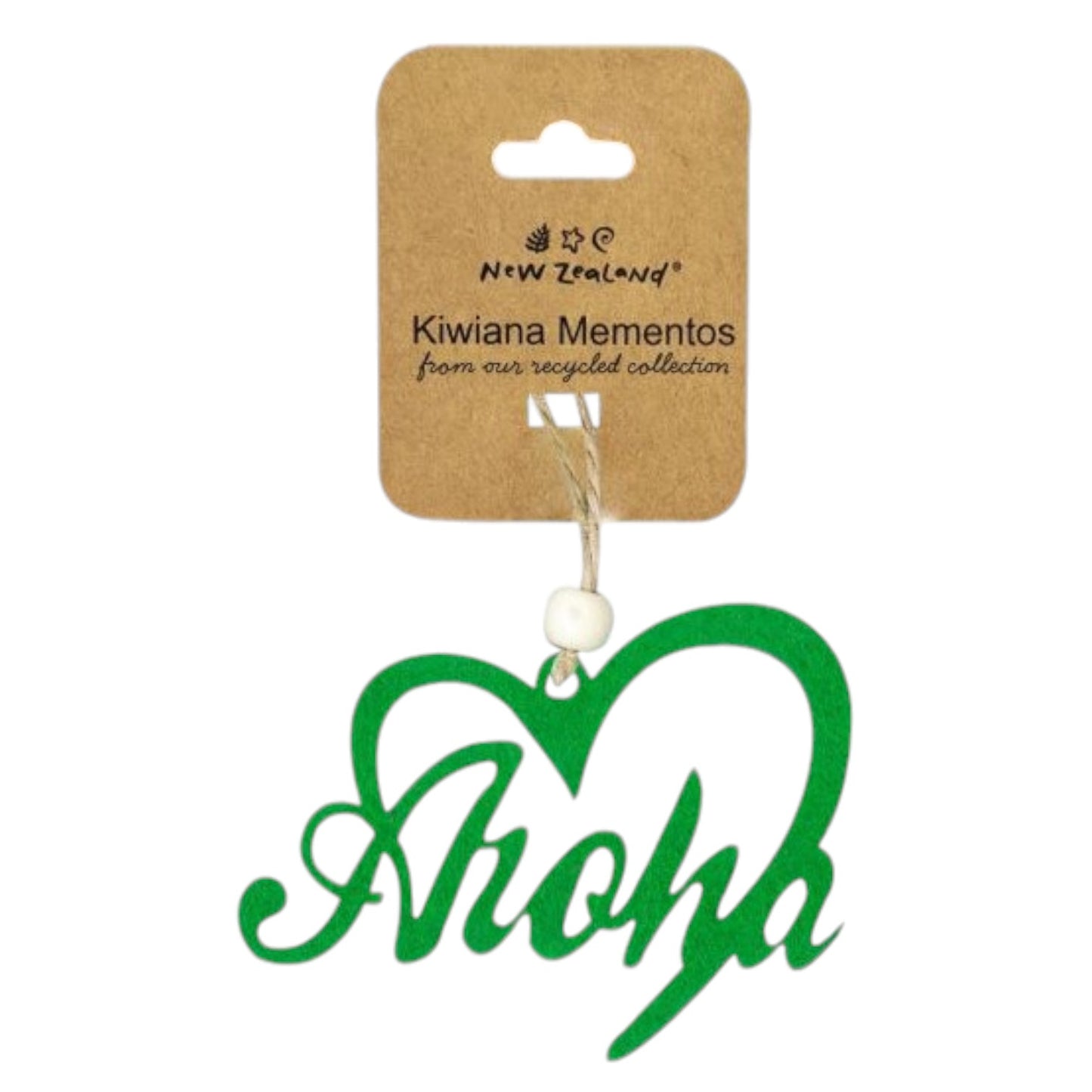 Green Aroha: Felt Hanging Ornament