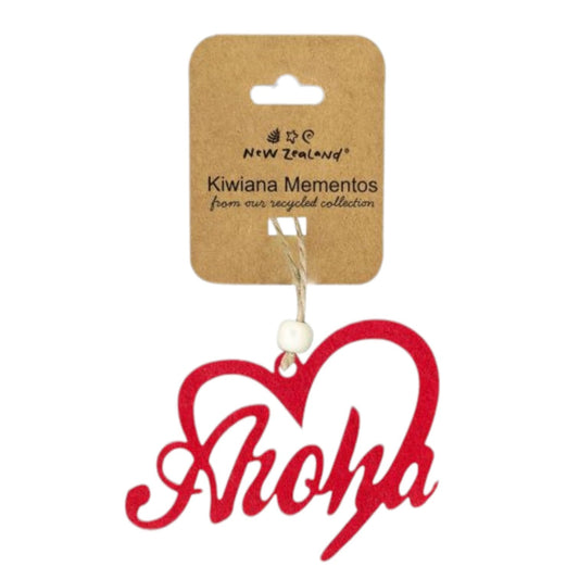 🎁 Red Aroha: Felt Hanging Ornament (100% off)