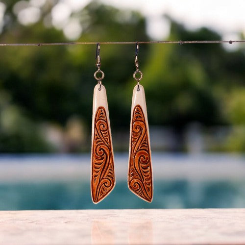 Drop Earring with Stain