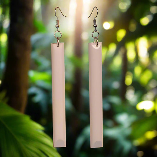 Bone Toki Style Earrings - Medium