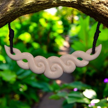 Bone Koru Necklace