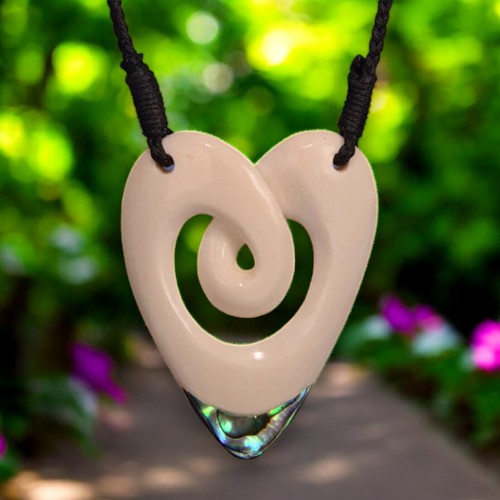 Large Heart with Twist Pendant