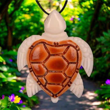 Bone Turtle Pendant