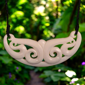 Bone_Koru_Breastplate_Pendant_1 - XMT Creations