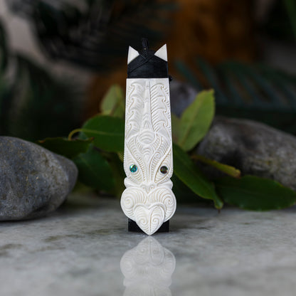 Bone_Toki_with_Tiki_Face_Pendant_1 - XMT Creations