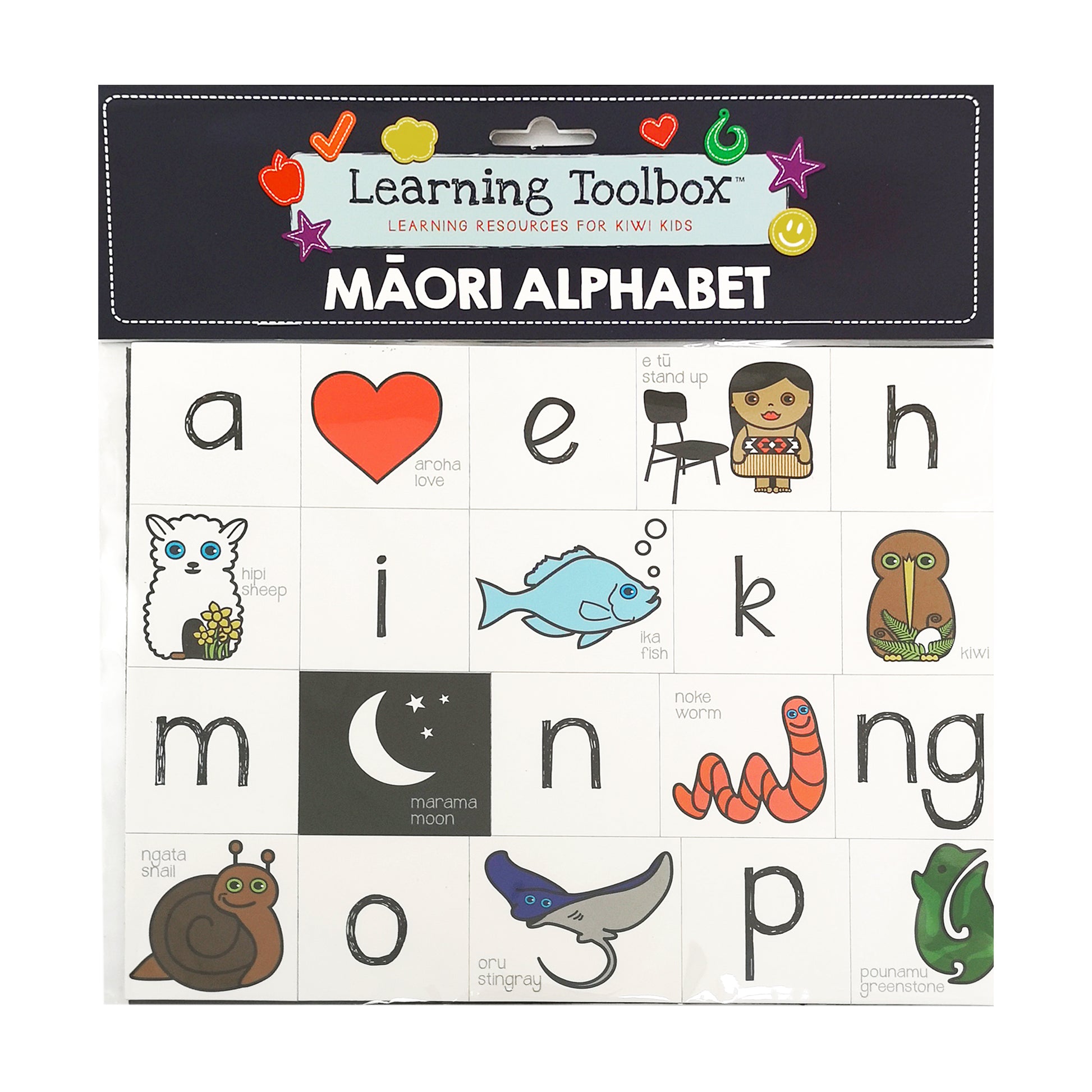 Magnetic_NZ_Māori_Alphabet_40pcs_2 - XMT Creations