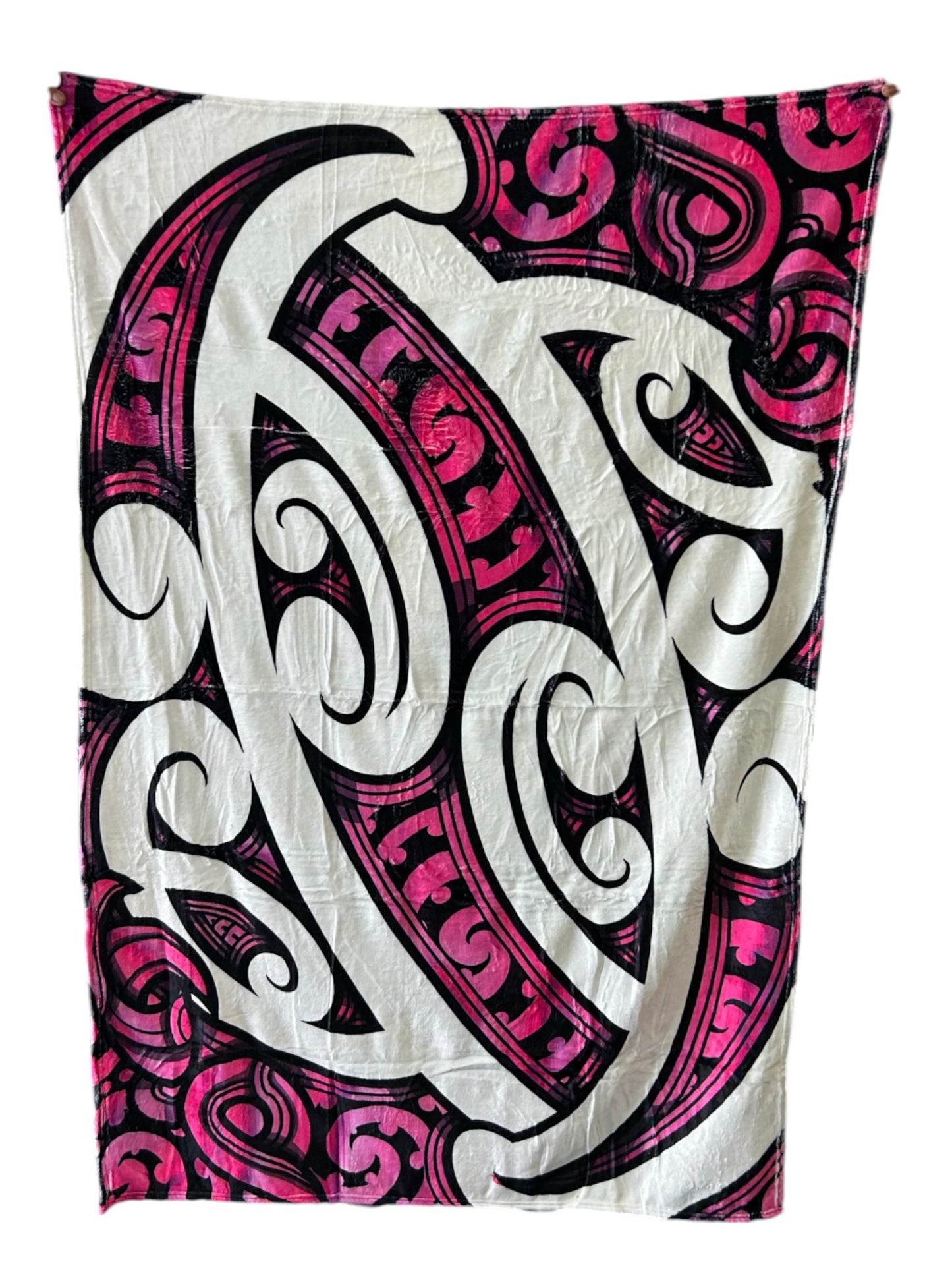 Māori_Design_Blanket_Pink_3 - XMT Creations