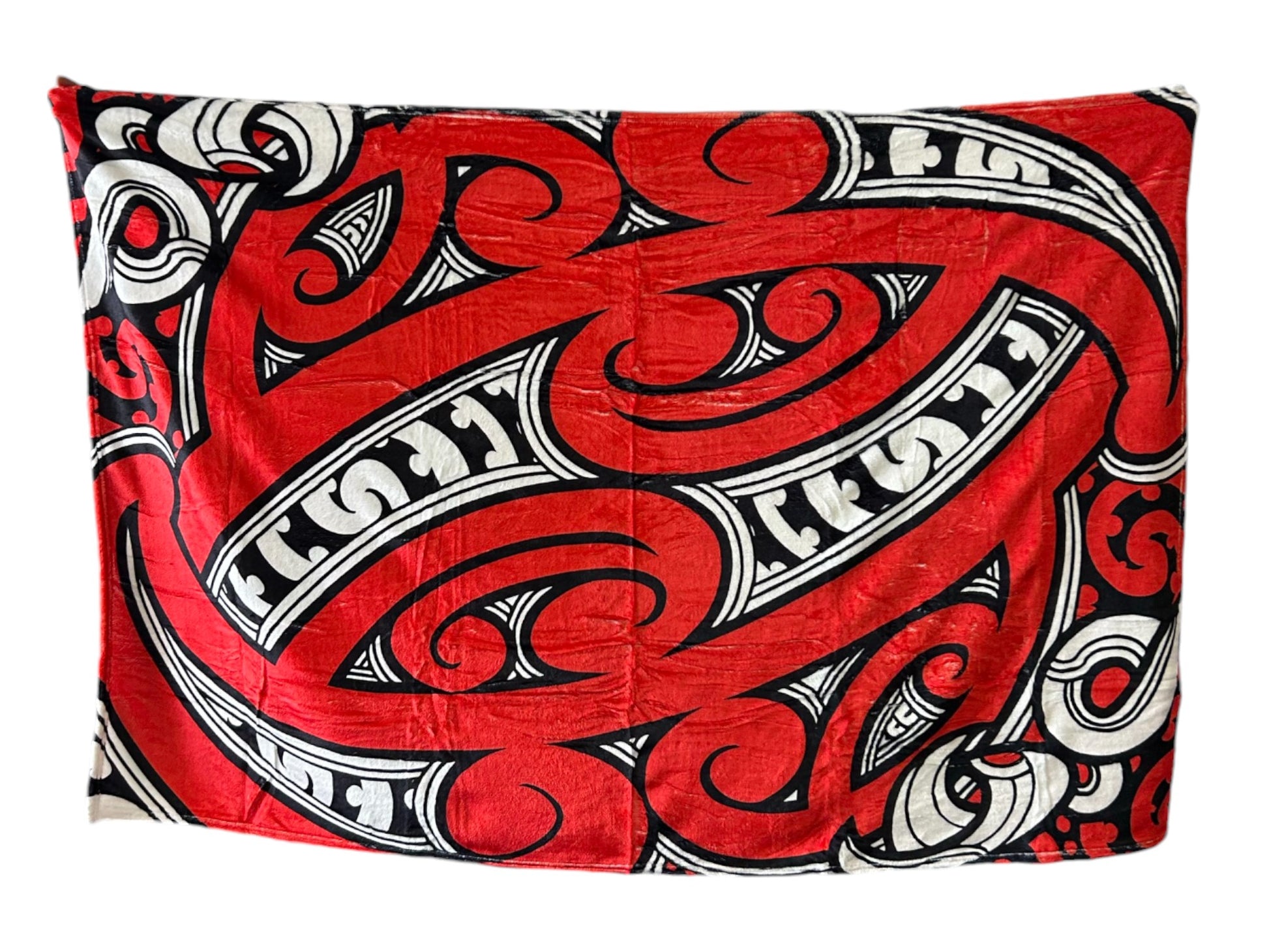 Māori_Design_Blanket_Red_2 - XMT Creations