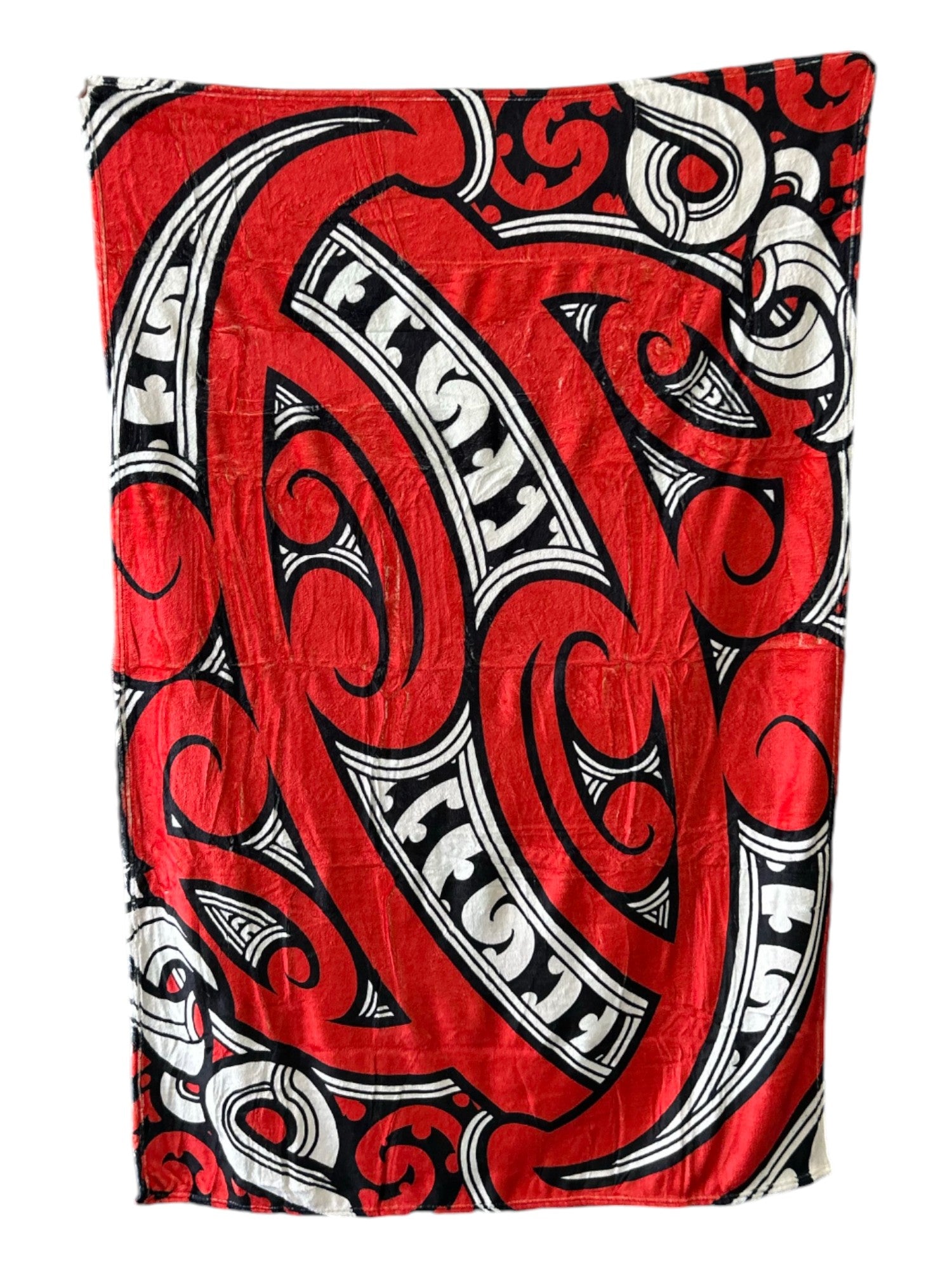 Māori_Design_Blanket_Red_3 - XMT Creations