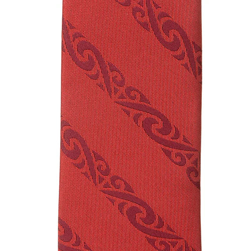 Maroon_Māori_Necktie_2 - XMT Creations