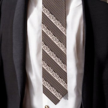 Silver Māori  Necktie