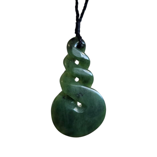 Pounamu Multi-Twist Pendant