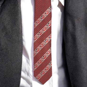 Red_Māori_Necktie_1 - XMT Creations