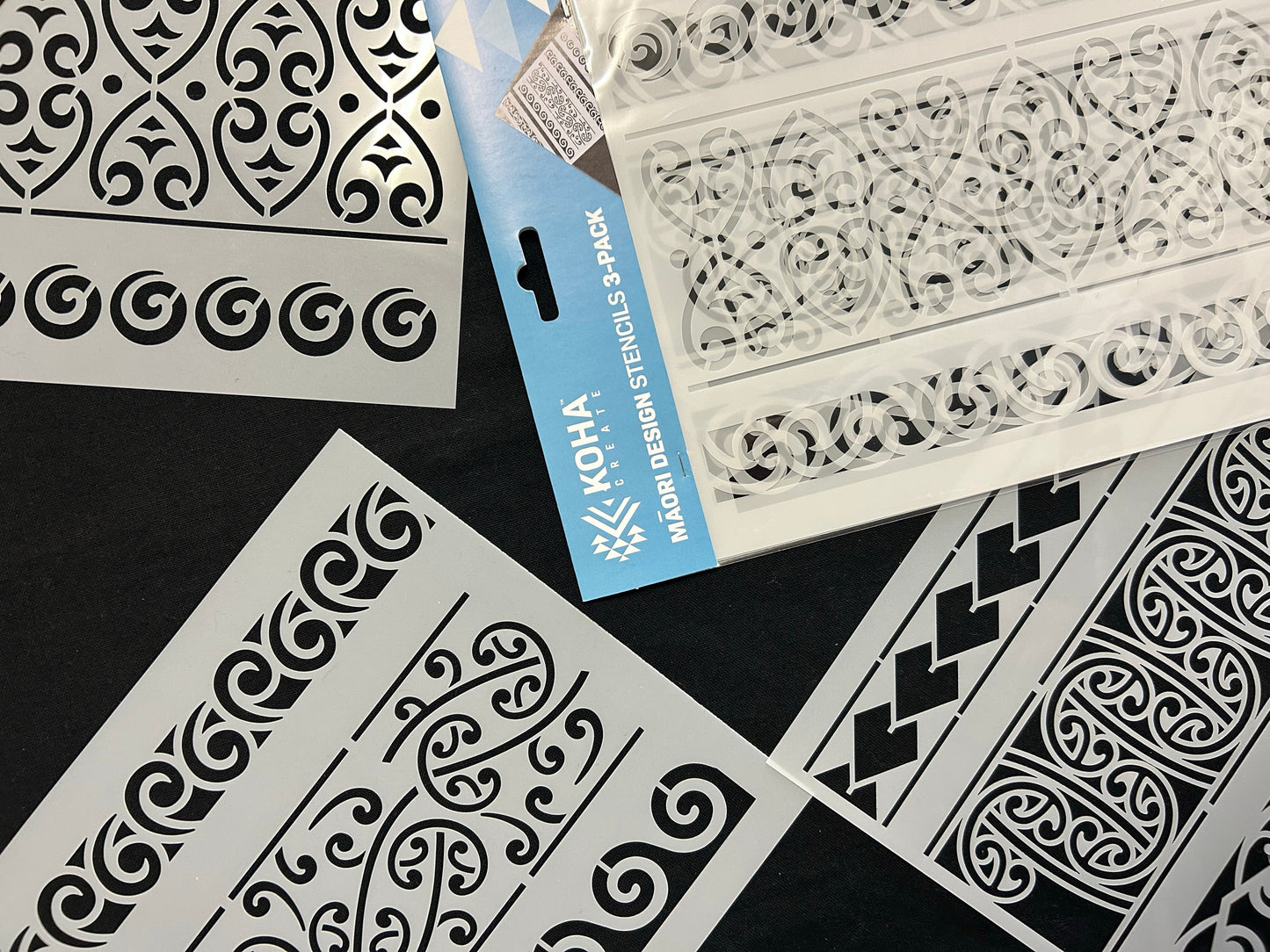 Māori Design Stencils - 3 Pack