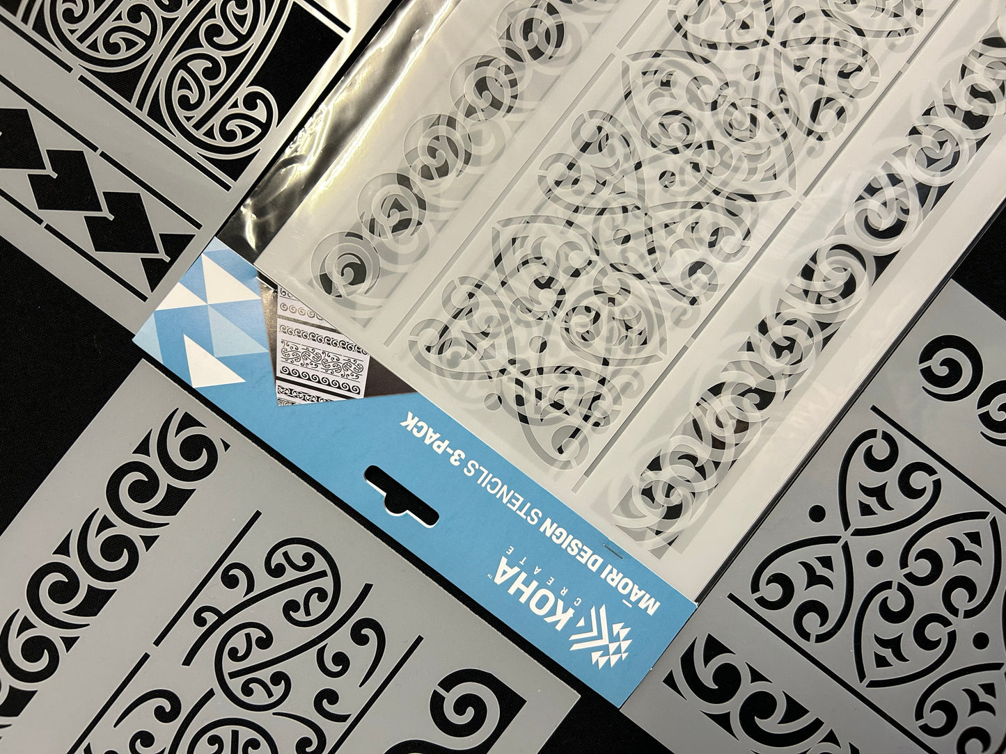 Māori Design Stencils - 3 Pack