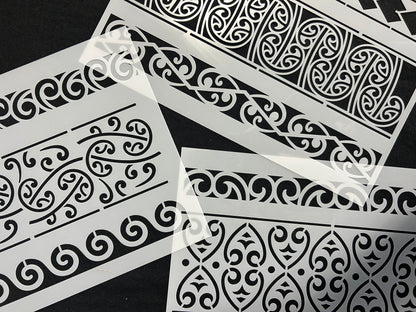 Māori Design Stencils - 3 Pack