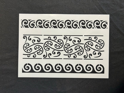 Māori Design Stencils - 3 Pack