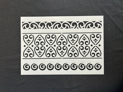 Māori Design Stencils - 3 Pack